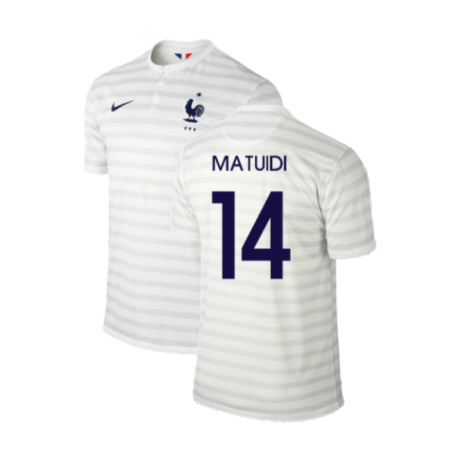 France 2014-15 Away Shirt ((Excellent) M) (Matuidi 14)-Vantage Point Soccer