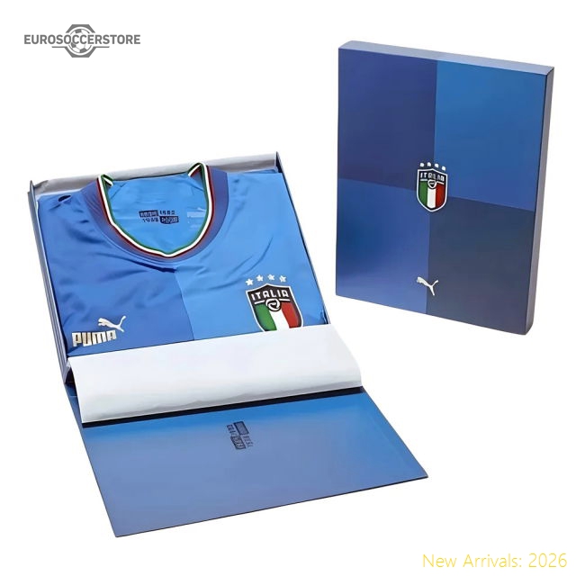 2022-2023 Italy Home Jersey Authentic with Packaging (Your Name)-Vantage Point Soccer