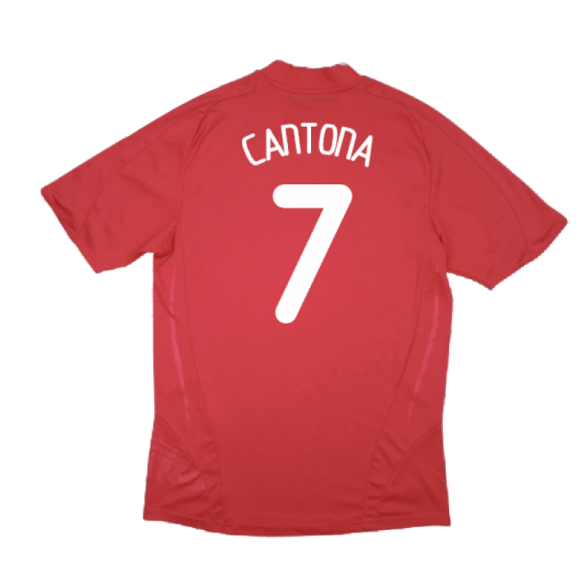 France 2008-10 Away Shirt ((Excellent) XL) (Cantona 7)-Vantage Point Soccer