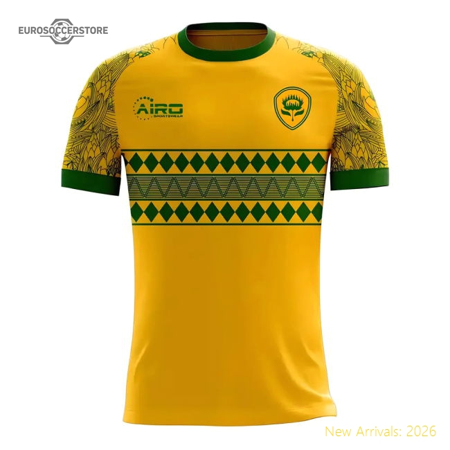 South Africa 2025-2026 Home Concept Football Kit (Airo)-Football Shirts Shop