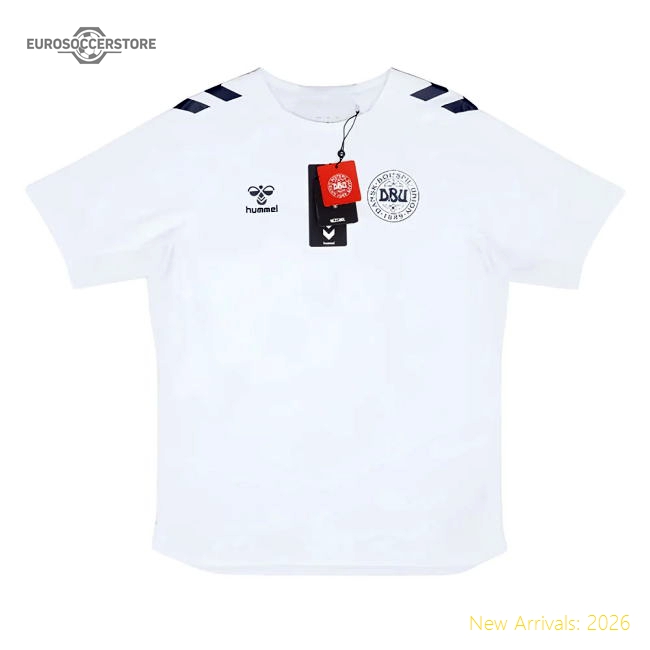 2024-2025 Denmark Training Jersey (White)-Vantage Point Soccer