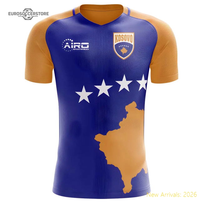 2025-2026 Kosovo Home Concept Football Shirt - Womens-Football Shirts Shop