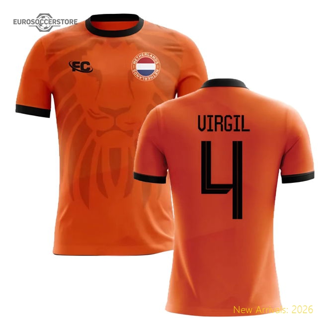 2018-2019 Holland Fans Culture Home Concept Shirt (VIRGIL 4)-Football Jersey Hub