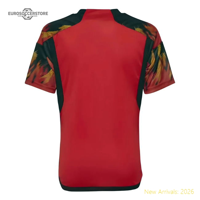 2022-2023 Belgium Home Shirt (Kids) (Your Name)-Vantage Point Soccer