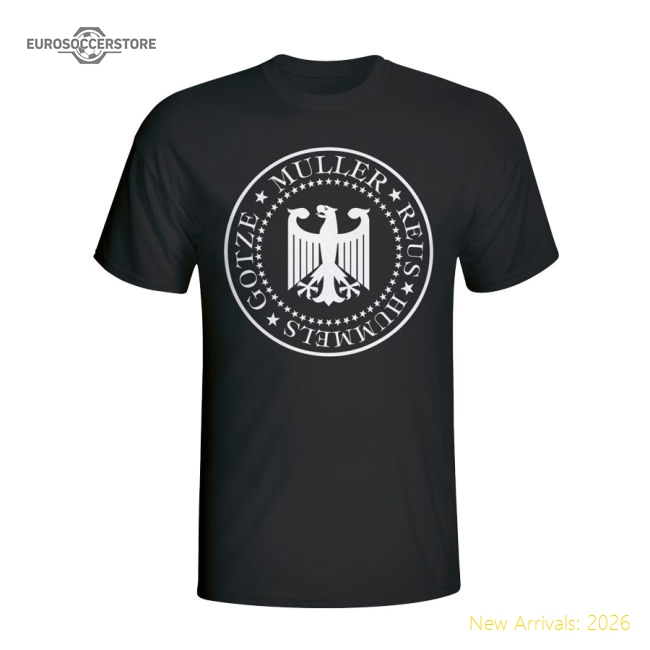 Germany Presidential T-shirt (black)-Vantage Point Soccer