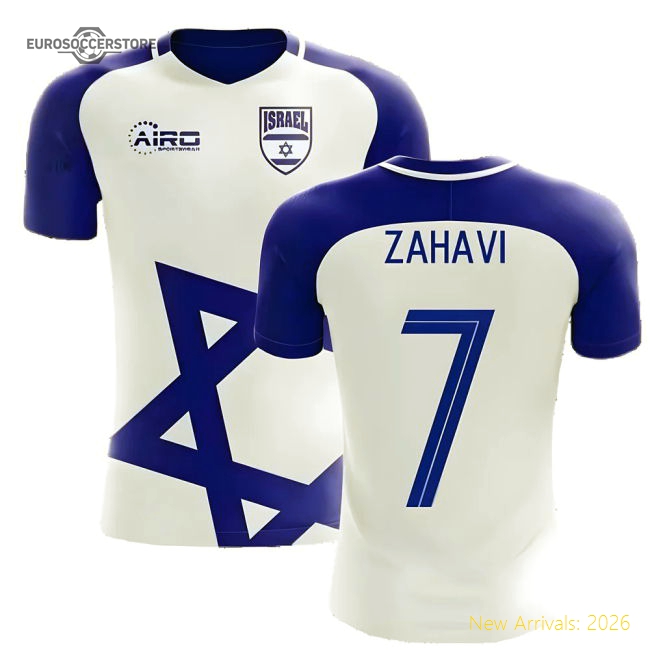 2025-2026 Israel Home Concept Football Shirt (Zahavi 7) - Kids-Vantage Point Soccer