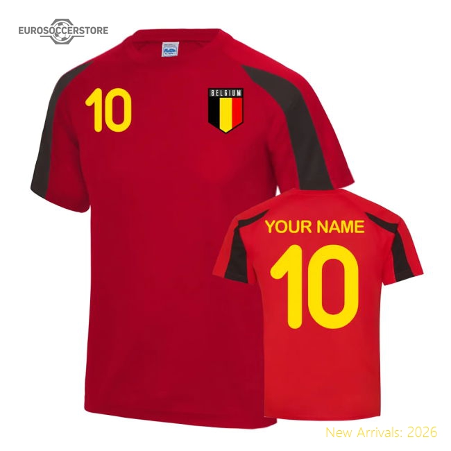 Belgium Sports Training Jersey (Your Name)-Vantage Point Soccer