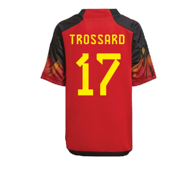 2022-2023 Belgium Home Mini Kit (TROSSARD 17)-Vantage Point Soccer