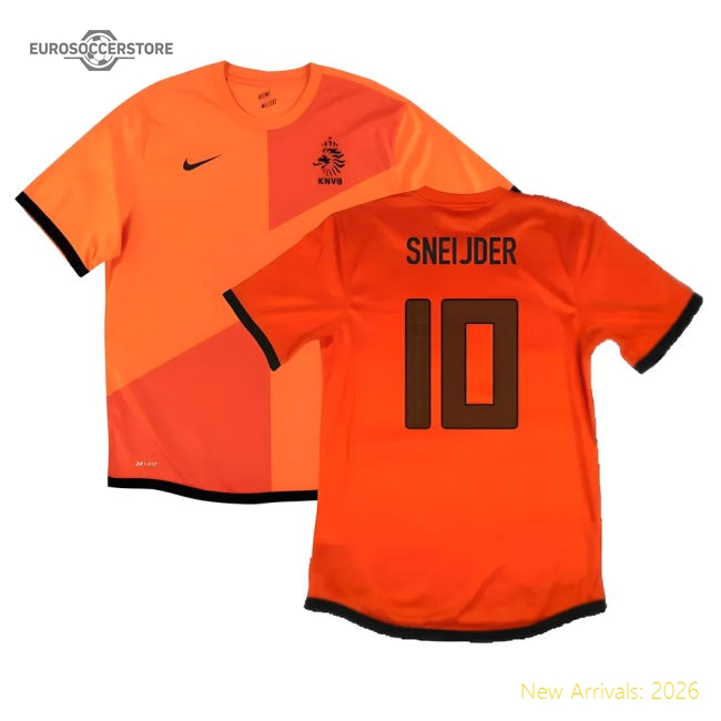 Holland 2012-13 Home Shirt ((Very Good) S) (Sneijder 10)-Football Jersey Hub