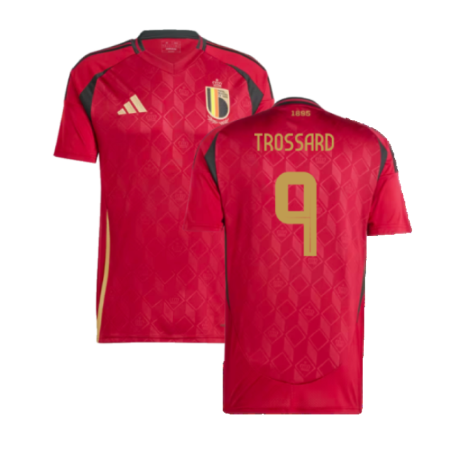 2024-2025 Belgium Home Shirt (Trossard 9)-Vantage Point Soccer