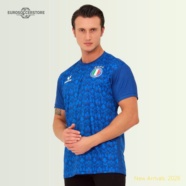Italy Legacy Football Jersey Blue (Wolvate) Adult Short Sleeve-Vantage Point Soccer