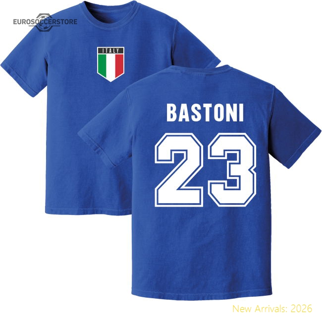 Bastoni Italy Training Jersey (Blue)-Vantage Point Soccer