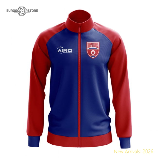 North Korea Concept Football Track Jacket (Blue)-Vantage Point Soccer