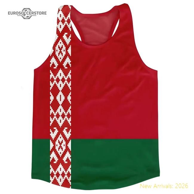 Belarus Flag Running Vest-Vantage Point Soccer