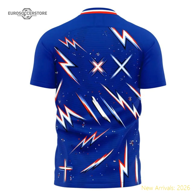 2025-2026 France Home Pre-Match Concept Shirt Womens-Vantage Point Soccer