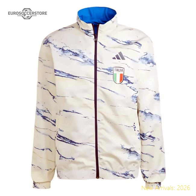 2023-2024 Italy Reversible Anthem Jacket (Blue)-Vantage Point Soccer
