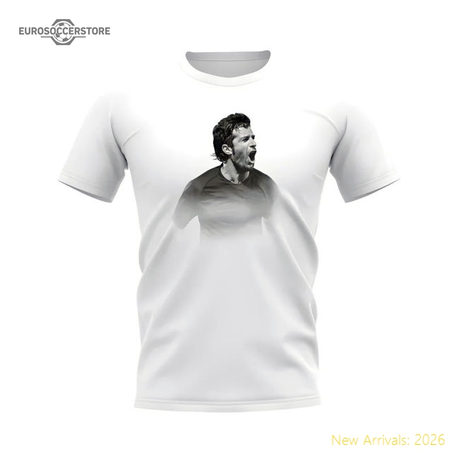 Luis Figo Portugal Legend T-Shirt (White)-Vantage Point Soccer