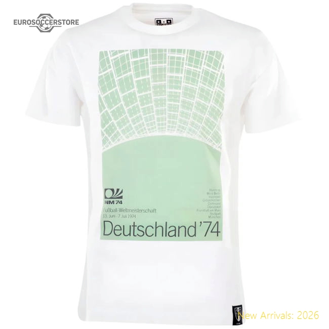 Pennarello: World Cup - Deutschland 1974 T-Shirt - White-Vantage Point Soccer