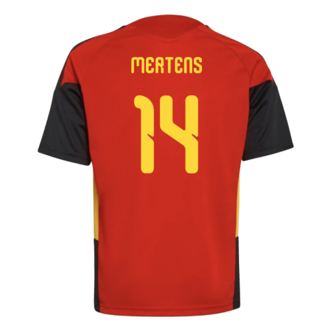 2026-2027 Belgium Training Jersey (Red) - Kids (Mertens 14)-Vantage Point Soccer