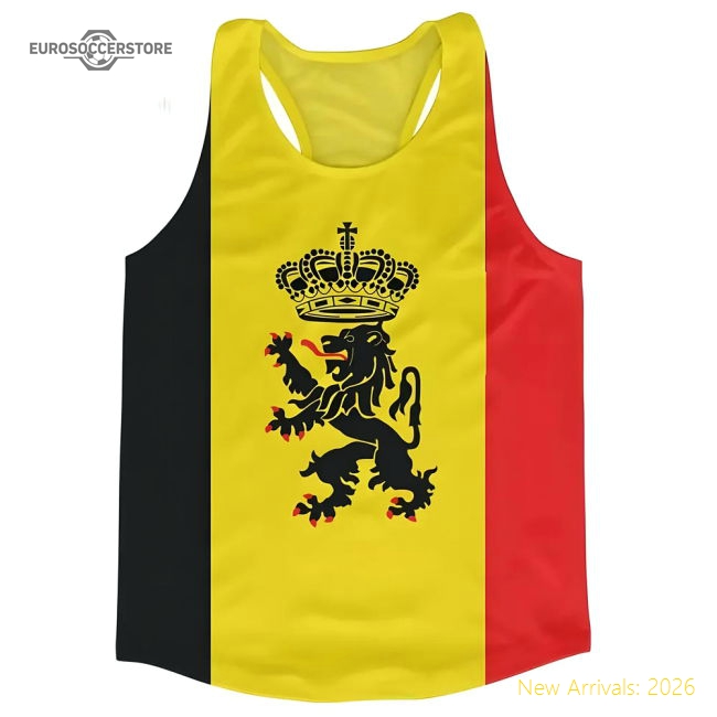 Belgium Flag Running Vest-Vantage Point Soccer