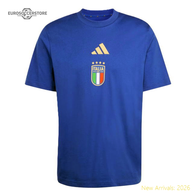 2026-2027 Italy DNA Graphic Tee (Blue)-Vantage Point Soccer
