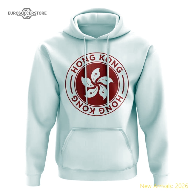 Hong Kong Football Badge Hoodie (White)-Vantage Point Soccer