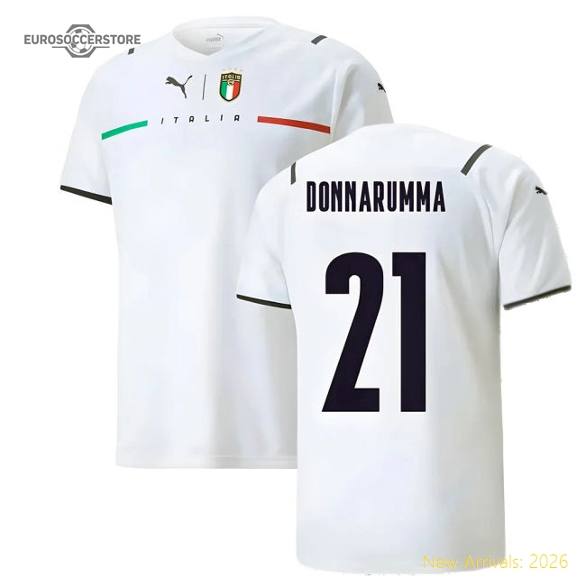 2021-2022 Italy Away Shirt (DONNARUMMA 21)-Vantage Point Soccer