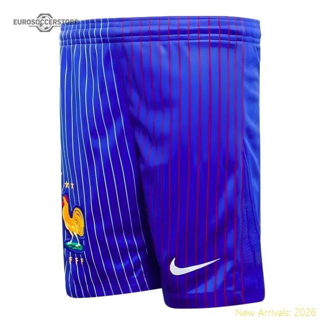 2024-2025 France Away Shorts (Blue) - Kids-Vantage Point Soccer