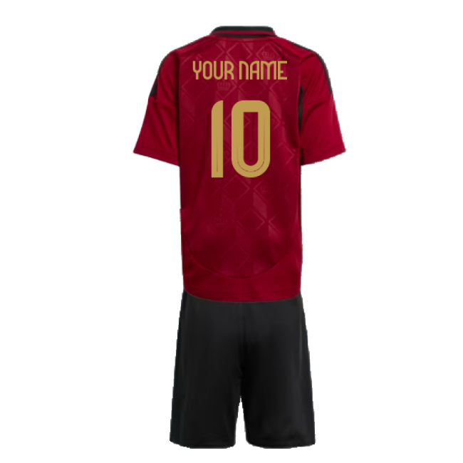 2024-2025 Belgium Home Mini Kit (Your Name)-Vantage Point Soccer
