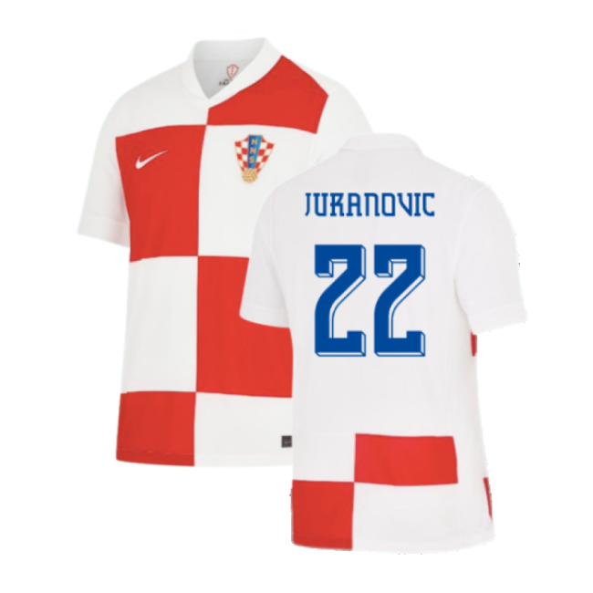 2024-2025 Croatia Home Shirt (Juranovic 22)-Vantage Point Soccer