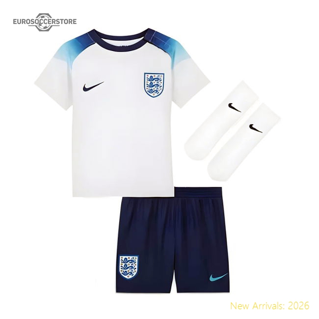2022-2023 England Home Little Boys Mini Kit (Beckham 7)-ly44