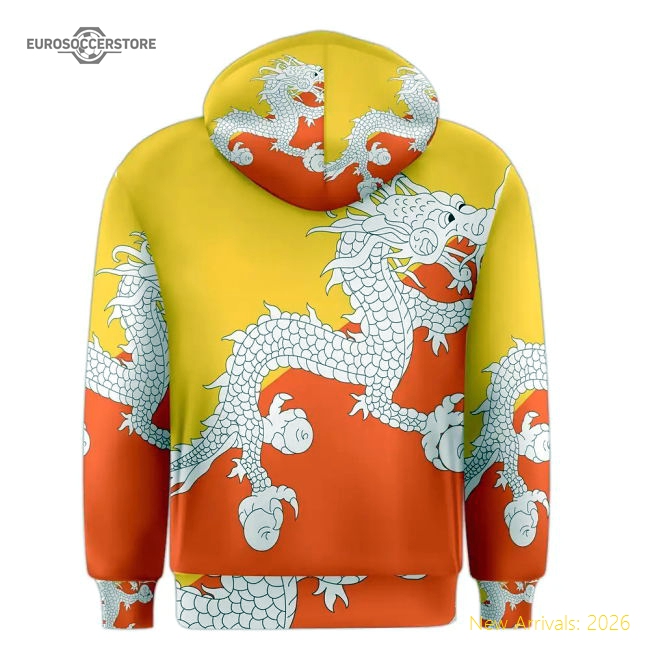 Bhutan Sublimated Flag Hoody-Vantage Point Soccer