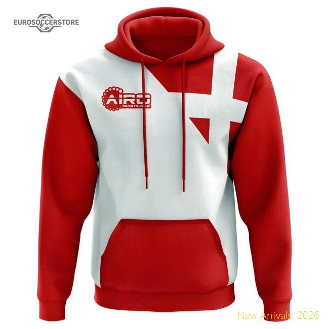 2025-2026 Denmark Home Concept Hoody-Vantage Point Soccer