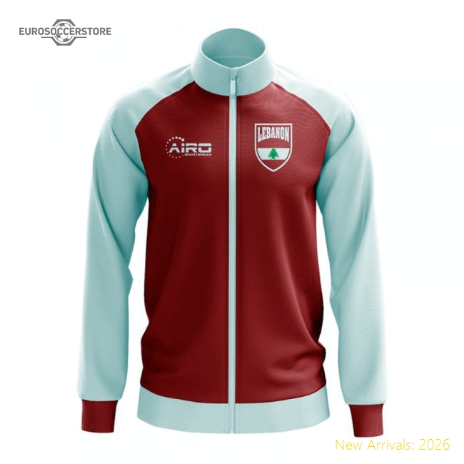 Lebanon Concept Football Track Jacket (Red)-Vantage Point Soccer