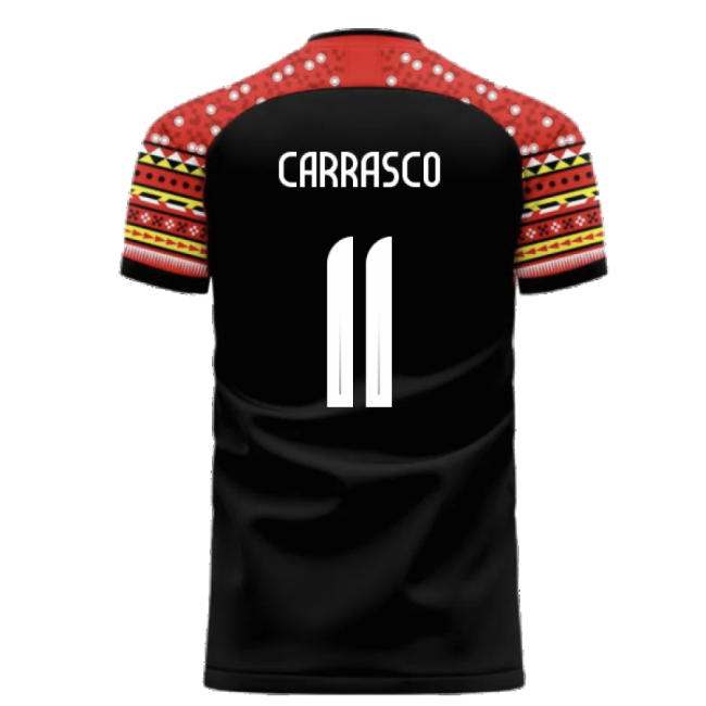 Belgium 2024-2025 Away Concept Football Kit (Libero) (7-8y) (BNWT) (Carrasco 11)-Vantage Point Soccer