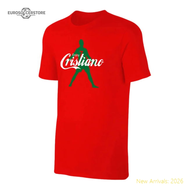 Ronaldo Cola T-Shirt - Red-Vantage Point Soccer