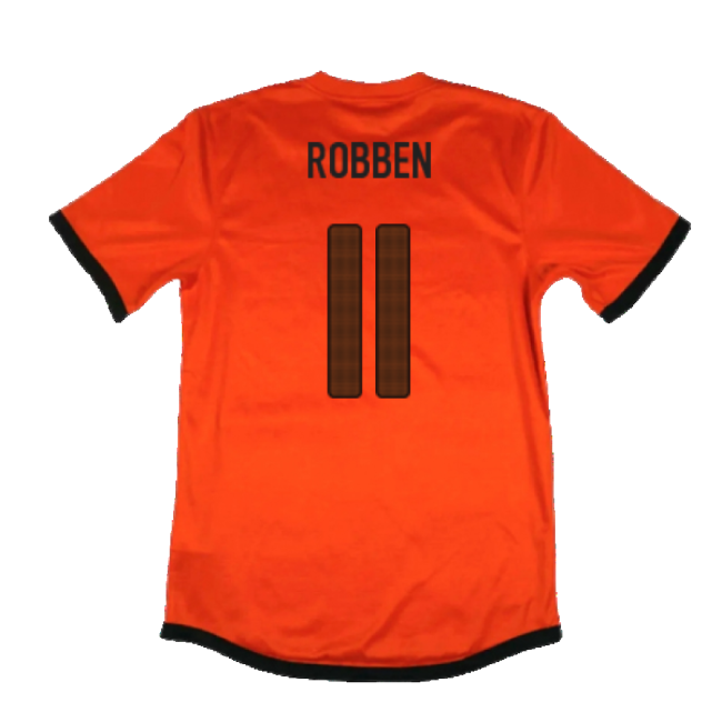 Holland 2012-13 Home Shirt ((Very Good) S) (Robben 11)-Football Jersey Hub