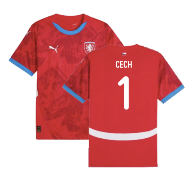 2024-2025 Czech Republic Home Shirt (Cech 1)-Vantage Point Soccer