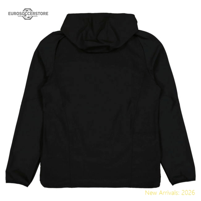 2026-2027 Germany Tiro Travel Full Zip Windbreaker (Black)-Vantage Point Soccer