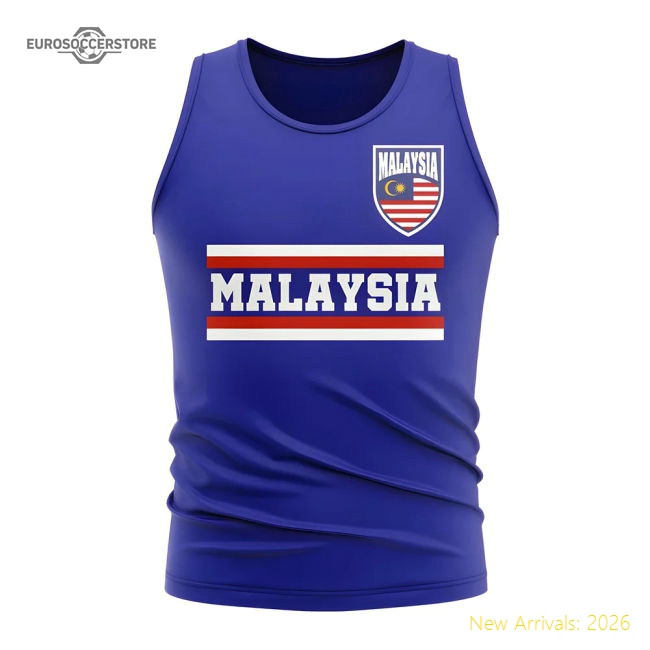 Malaysia Core Football Country Sleeveless Tee (Royal)-Vantage Point Soccer