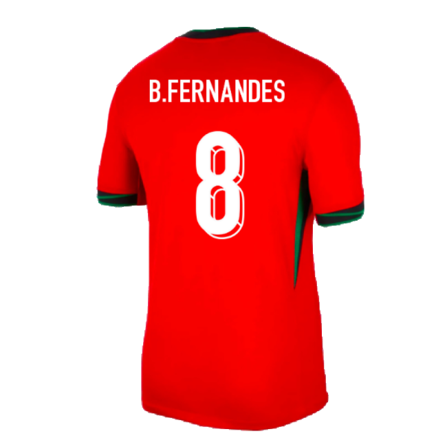 2024-2025 Portugal Home Shirt (B.Fernandes 8)-Vantage Point Soccer