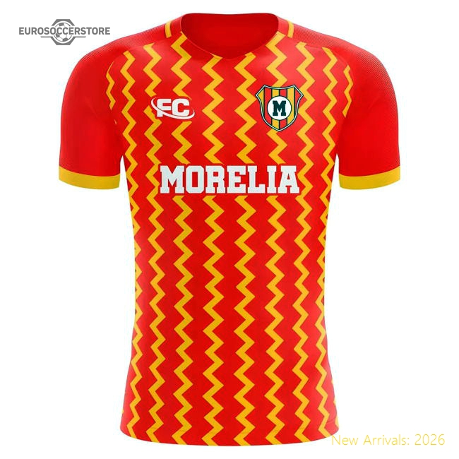 2018-2019 Monarcas Morelia Fans Culture Home Concept Shirt-Football Shirts Shop
