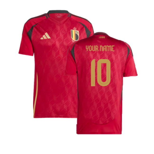 2024-2025 Belgium Home Shirt (Your Name)-Vantage Point Soccer