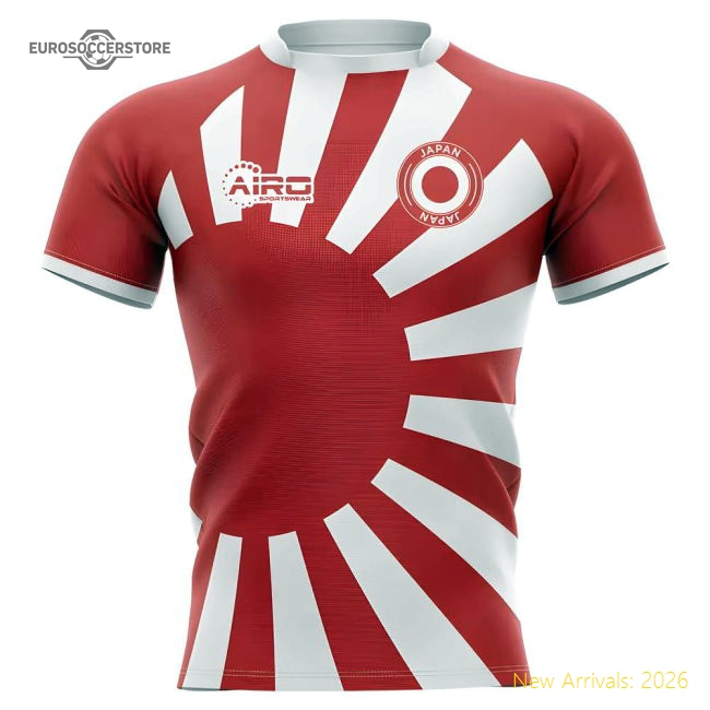 2025-2026 Japan Flag Concept Rugby Shirt - Womens-PitchVibe Kits