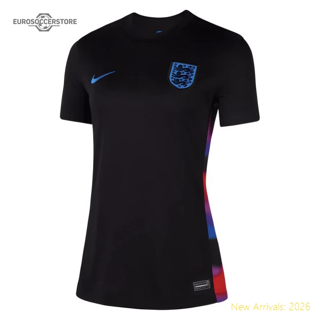 2025 England Womens Team Away Shirt (Ladies)-Vantage Point Soccer