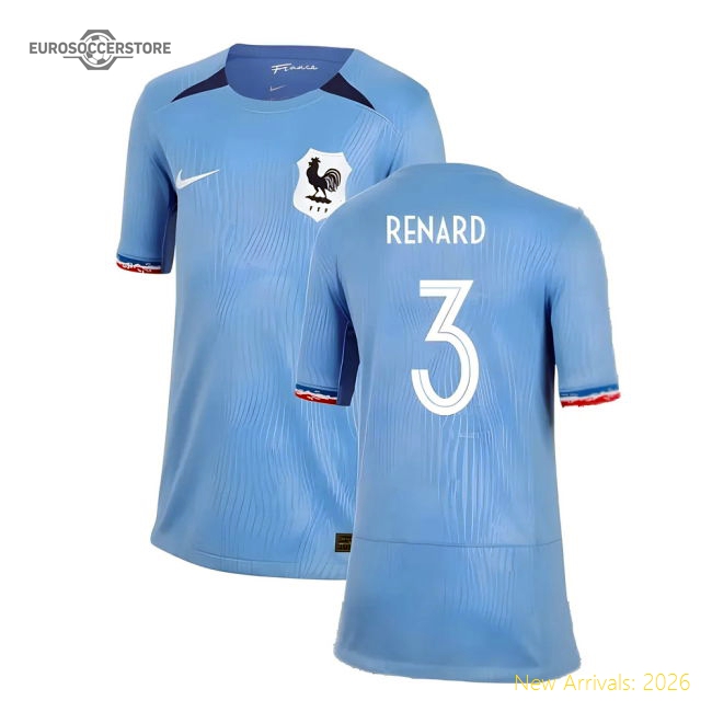 2023-2024 France Home Shirt (Kids) (Renard 3)-Vantage Point Soccer