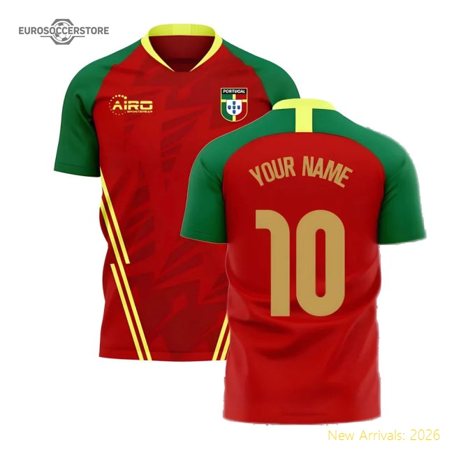 Portugal 2025-2026 Home Concept Football Kit (Airo) (Your Name)-Vantage Point Soccer