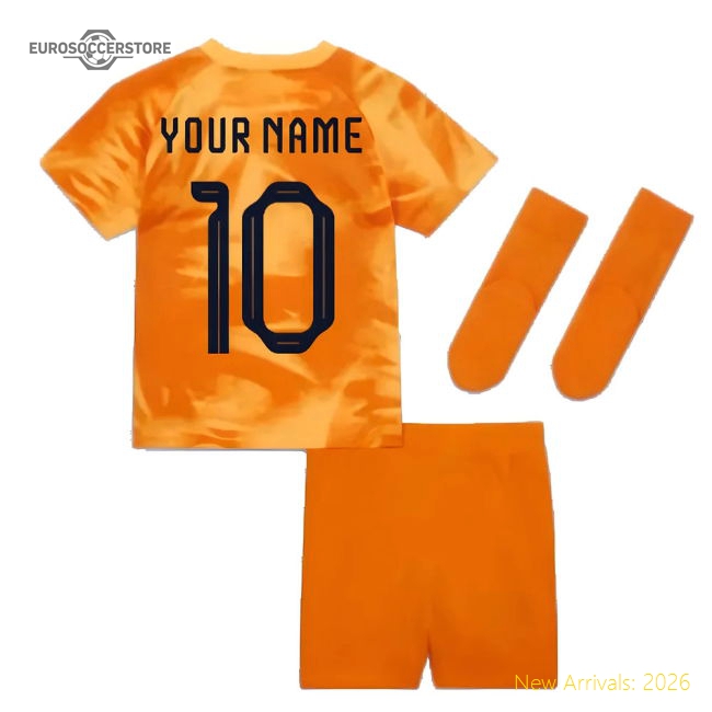 2022-2023 Holland Home Baby Kit (Your Name)-Football Jersey Hub