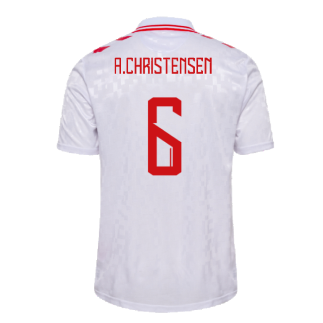 2024-2025 Denmark Away Shirt (A.Christensen 6)-Vantage Point Soccer