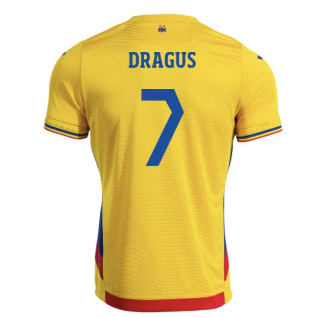 2025-2026 Romania Home Shirt (Dragus 7)-Vantage Point Soccer